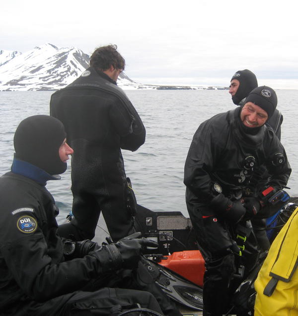 Back on the zodiac (picture by Birgit Jaenicke)